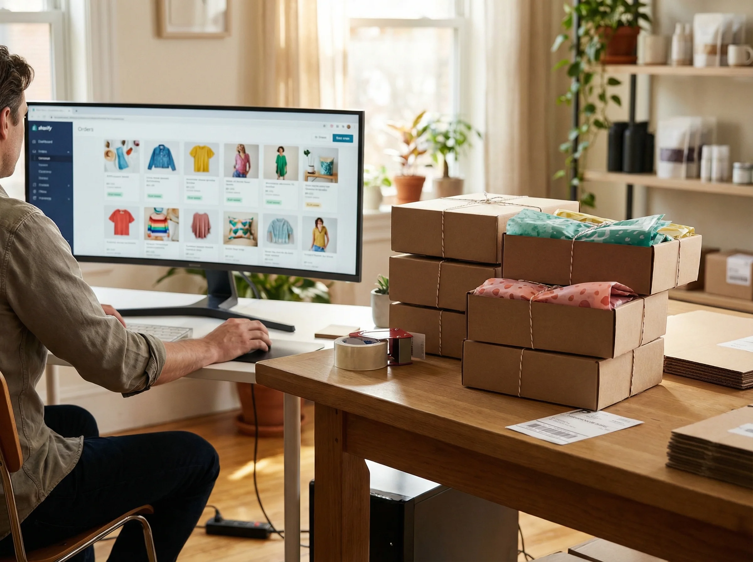 Digital marketing and SEO growth strategy for an ecommerce business showing online store performance metrics