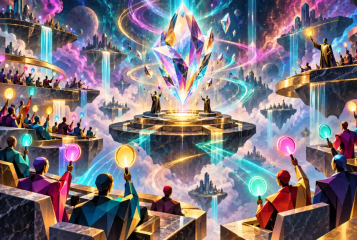Diamond with energy flowing through it